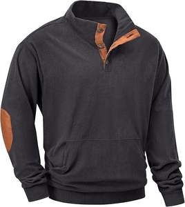 Sweat-shirt d'hiver pour homme 100 % polyester, coupe ample, coupe-vent, respirant, écologique, séchage rapide, avec impression de logo personnalisée – Meilleures ventes - Product Image 3