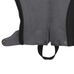Guêtres d'équitation en cuir véritable souple aniline, demi-guêtres durables unisexes LHC-0068 - Product Image 4