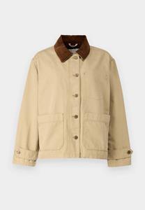 Hot Sale 100% Twill Cotton Quilted Lining Heavy Duty <b>Canvas</b> <b>Work</b> <b>Jacket</b> with Embroidery Decoration Casual <b>Jacket</b> For women - Product Image 5