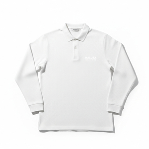 Camisa Polo de Manga Larga para Hombre Ejecutivo, Formal, de Primera Calidad, Tejido Piqué, para Identidad Corporativa - Product Image 1
