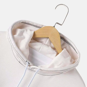 Sudadera con Capucha para Mujer, Ecológica, con Logotipo Frontal, Tejido Grueso, Cómoda, Corte Holgado, Puños Elásticos Acanalados - Product Image 3