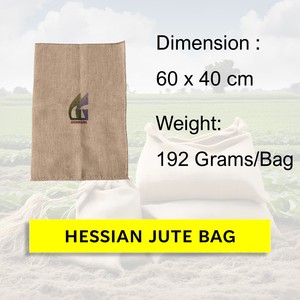 Nuevas Bolsas de Yute de 60 x 40 cm, 192g, Sacos de Embalaje Agrícola, Proveedor de Sacos de Arpillera de Primera Calidad Goodman Global Bangladesh - Product Image 2