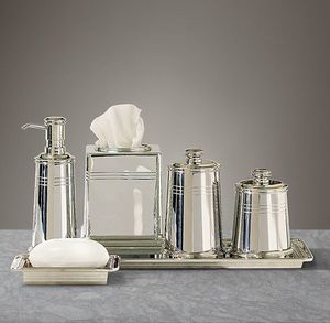 Ensemble de salle de bain en acier inoxydable, idéal pour offrir en cadeau lors de la nouvelle construction, de mariages, d'anniversaires et d'occasions spéciales - Product Image 4