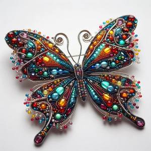 Elegante Broche Bordado a Mano para Blazers, Chales, Bolsos y Sombreros - Product Image 5