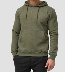 Men Winter Hoodie <b>Thick</b> <b>Fleece</b> Cotton Hooded Sweatshirt Warm Casual Streetwear Zipper-Up Oversized Breathable Lined OEM ODM - Product Image 1