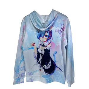 Sudadera con Capucha Estampada de Anime Barata al por Mayor para Mujer, Sudadera Informal Cálida para Otoño e Invierno, Ropa Exterior Y2K - Product Image 2
