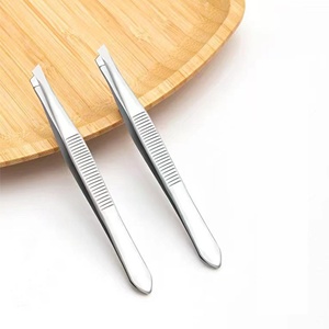 High Precision Slanted Tip Eyebrow Tweezers Professional Hair <b>Removal</b> <b>Tool</b> for Facial Hair Eyebrow Shaping - Product Image 6