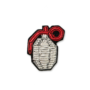 Broches et badges brodés à la main de haute qualité, motif coq français, avec fil de cuivre, pour casquettes et revers - Product Image 4
