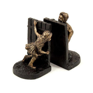 Juego de Sujetalibros Decorativos de Aluminio Art Deco, Artesanía Metálica para Decoración del Hogar y Accesorios de Oficina, Venta al Por Mayor - Product Image 1