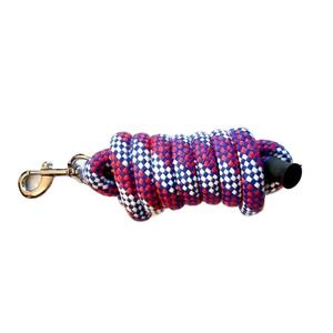 Corde de plomb Cordes de plomb en coton de qualité supérieure Multi Color Horse Lead Rope Foot Robuste Poly Brass Snap-Fabriqué en Inde. - Product Image 2