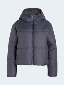 Chaqueta de invierno acolchada personalizada para mujer, ropa informal premium para exteriores, a prueba de viento, con cierre de cremallera y bolsillos laterales. - Product Image 6