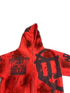 Sudadera con Capucha Extra Grande para Hombre, Estilo Vintage, Lavado Ácido, con Cremallera, Diseño Personalizable, Algodón Desgastado - Product Image 5