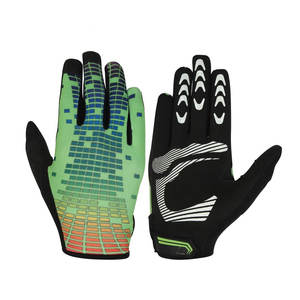 Gants de motocross personnalisés, imperméables, en cuir synthétique, pour l'hiver, avec design sportif imprimé, pour les motards. - Product Image 4