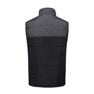 Gilet matelassé léger imperméable pour homme, col montant, sans manches, vêtement de sport, fermeture éclair, hiver, décontracté, randonnée - Product Image 2