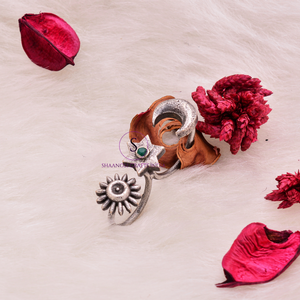 Anneaux réglables indiens Design bohème fait à la main oxydé Antique argent femmes bijoux pour femmes et filles pour fête portant - Product Image 1