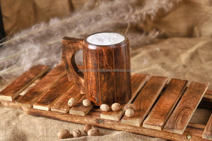 Tasse en bois de conception Koi fabriquée à la main fabriquée en Inde pour la fête, occasions pour enfants en gros - Product Image 4