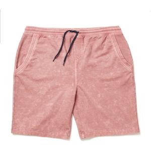 OEM Service Custom Embroidery Logo Sun Faded <b>Shorts</b> Summer Cotton Drawstring Vintage Men Raw Edge Acid Wash <b>Shorts</b> - Product Image 1