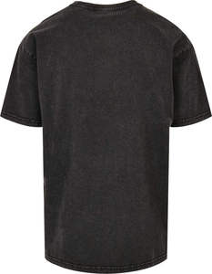 Camiseta Oversize Personalizada con Lavado Ácido para Hombre, Algodón Pesado de 280GSM, Estilo Vintage Streetwear, Corte Holgado con Hombros Caídos - Product Image 3