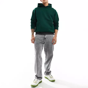 Sudadera con Capucha de Moda Casual para Hombre, con Diseño Personalizado, Estampado Puff, Bordado, Logotipo, Talla Grande, Estilo Urbano - Product Image 3
