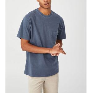 Camiseta de algodón peinado 100% Jersey hilado en anillo peinado Camiseta clásica Premium ajustada suave Camisetas de hombre Camiseta de mezcla de poliéster de algodón - Product Image 5