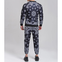 Ensemble de survêtement unisexe doux et confortable en coton mélangé, sweat-shirt et pantalon surdimensionnés, parfait pour les hommes, les femmes, les adolescents et les jeunes