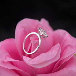 Princess <b>Diamond</b> Engagement <b>Ring</b> 2.50ct D VS1 Solitaire IGI Certified 14K White Gold Bridal Jewelry - Product Image 4
