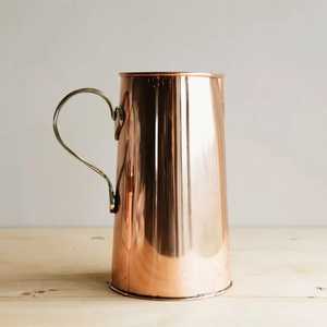 Antique Style Pure Copper Water Pitcher Rustic Handcrafted <b>Jug</b> Ayurvedic Drinkware for Hotel Restaurant Tableware - Product Image 3