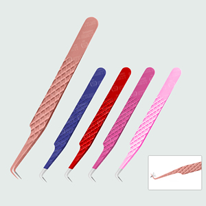 Pince à épiler antidérapante pour extensions de cils, de qualité supérieure, pour une sécurité accrue, des résultats améliorés et une précision optimale. - Product Image 1