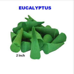 Conos de Incienso de Eucalipto Natural, Suministro al por Mayor de la Mejor Marca de Conos de Incienso (Verde) - Product Image 1