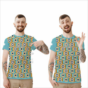 เสื้อยืดพิมพ์ลายแบบสั่งทำทรงหลวมสำหรับผู้ชาย เสื้อยืดผู้ชายคุณภาพสูง เสื้อยืดผู้ชายผ้าฝ้าย 100% - Product Image 3