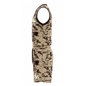 Maillot et short de basket personnalisés, uniforme sublimé, vêtements de sport d'équipe, kit en mesh respirant MALUZA INDUSTRIES - Product Image 4