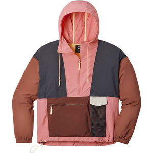Custom Men's Colour Block Windbreaker Anorak Jacket Waterproof Lightweight Half-Zip Pullover Hooded Outdoor Streetwear <b>Coat</b> - Product Image 6
