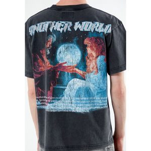 T-shirt imprimé à manches courtes pour homme, coupe classique, 100% coton, respirant, écologique, séchage rapide, col rond, nouvelle mode estivale - Product Image 4