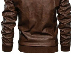 Veste d'hiver en cuir véritable tendance avec clous, imperméable, réversible, respirante, fermeture éclair – Vêtement d'extérieur élégant pour hommes et femmes - Product Image 6