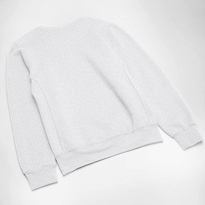 เสื้อสเวตเชิ้ตคอกลมสีพื้นทรงปกติสำหรับผู้ชาย พิมพ์โลโก้ได้ตามต้องการ ผลิตจากผ้าฝ้าย 100% แขนยาว ใส่สบายๆ สำหรับฤดูใบไม้ร่วง รับผลิตแบบ OEM ODM - Product Image 3