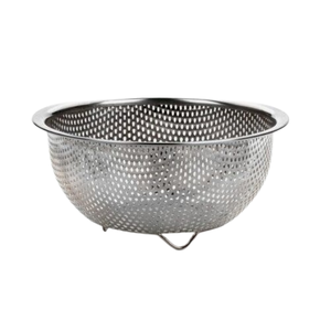 La construction du passoire en métal garantit une fiabilité à long terme, même lorsqu'il s'agit de manipuler des aliments lourds comme les pâtes, les pommes de terre ou les céréales trempées. - Product Image 6