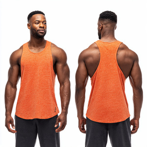 Bodybuilder <b>Singlet</b> Tops Racer-Back Sleeveless Vest Polyester/Cotton Breathable Eco-Friendly Quick Dry Tank Tops <b>Men</b> Workout - Product Image 4
