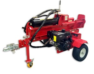 Fendeuse de bois hydraulique de haute qualité, neuve, GÉNÉREUSE, 60 tonnes, avec démarrage électrique + batterie incluse - Product Image 1