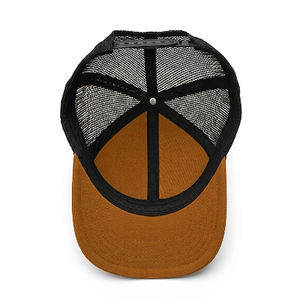 Gorras de Béisbol Trucker con Logotipo Personalizado, Nueva Llegada 2026 |   Gorra Unisex Transpirable de Lona Marrón con Malla, 6 Paneles, Ajustable, para las Cuatro Estaciones - Product Image 6
