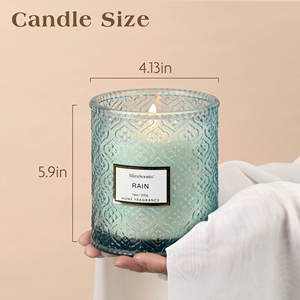 Reliable Supplier Custom Private Label Scented <b>Candles</b> Luxury Home Fragrance and Reed Diffuser Low Price Gift <b>Set</b> for Christmas - Product Image 2