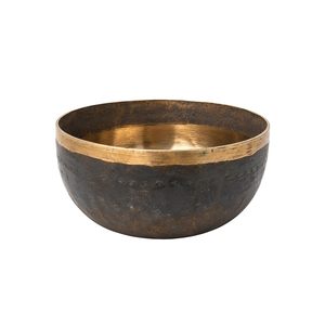 Bol de service décoratif en métal artisanal, finition martelée rustique, plateau ovale pour fruits et en-cas, décoration de table à domicile - Product Image 2