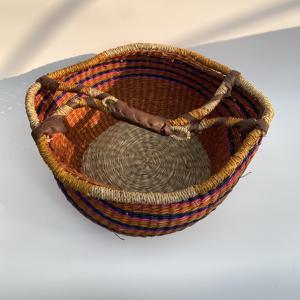 Cesta de algas marinas hecha a mano de alta calidad, tela estampada a rayas para baño, cocina, decoración de lavandería, el mejor precio - Product Image 2