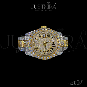 Reloj RLX Totalmente Cubierto de Diamantes Moissanite, Joyería Hiphop, Material de Plata 925, para Regalo de Compromiso, Boda o Aniversario - Product Image 2