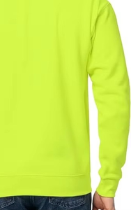 Sweat-shirts personnalisés de haute qualité OEM, col rond, manches longues, en tissu French Terry, unis, pour hommes, pour l'hiver - Product Image 6