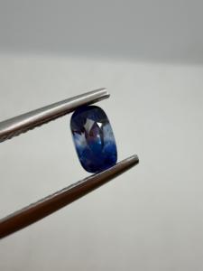 Natural Blue Sapphire <b>Long</b> <b>Cushion</b> Cut 1.24CT Ceylon SRI Lankan Blue Fire No Hole Gemstone for Jewelry Making - Product Image 4