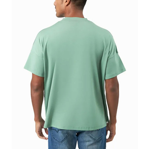 T-shirts surdimensionnés pour hommes avec design imprimé personnalisé - Style streetwear écologique 100% coton léger et respirant - Product Image 3