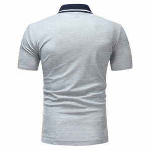 Polo de golf rayé pour homme, fabriqué directement par le fabricant, respirant, séchage rapide, coton, nouvelle arrivée, unisexe. - Product Image 3