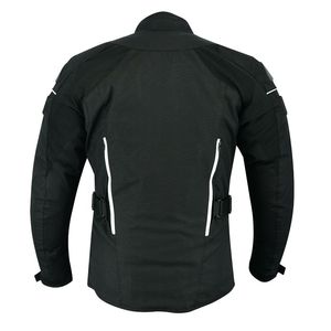 Cardura <b>Jackets</b> - Men's <b>Silver</b>/orange Textile <b>Jacket</b> Tear Resistance - Product Image 4