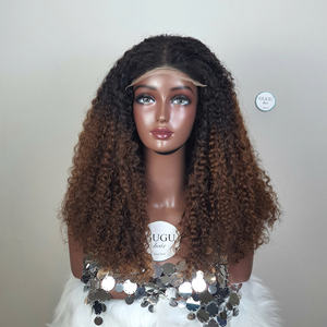 Perruques sans colle en cheveux humains bouclés birmanes, avec pointes bouclées en spirale, prêtes à porter, avec closure en dentelle, pour femmes noires - Product Image 4