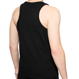 2026 New Men's Solid Color 100% Cotton Tank <b>Tops</b> Sleeveless Muscle Vest for Gym Use Sportswear V-24 - Product Image 6